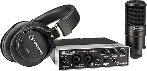 STEINBERG - UR22 MKII Recording Pack پکیج استودیوئی